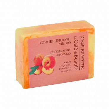 Glycerin soap "Peach fromage"